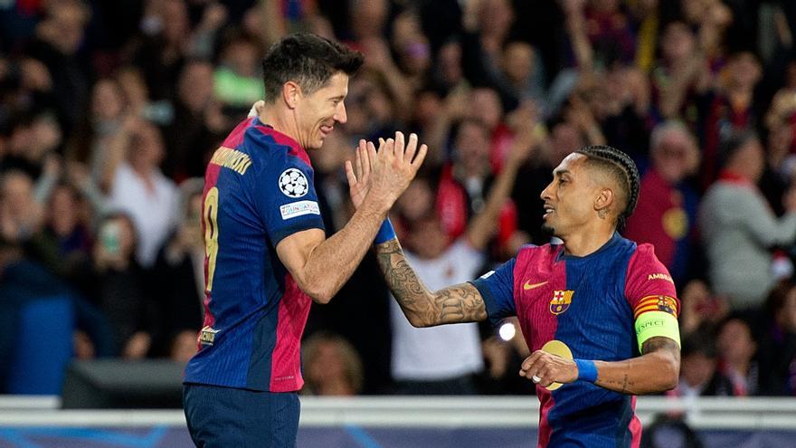 FC Barcelona - Brest | El doblete de Lewandowski