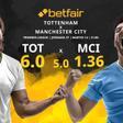 Tottenham Hotspur vs. Manchester City: horario, TV, estadísticas, clasificación y pronósticos