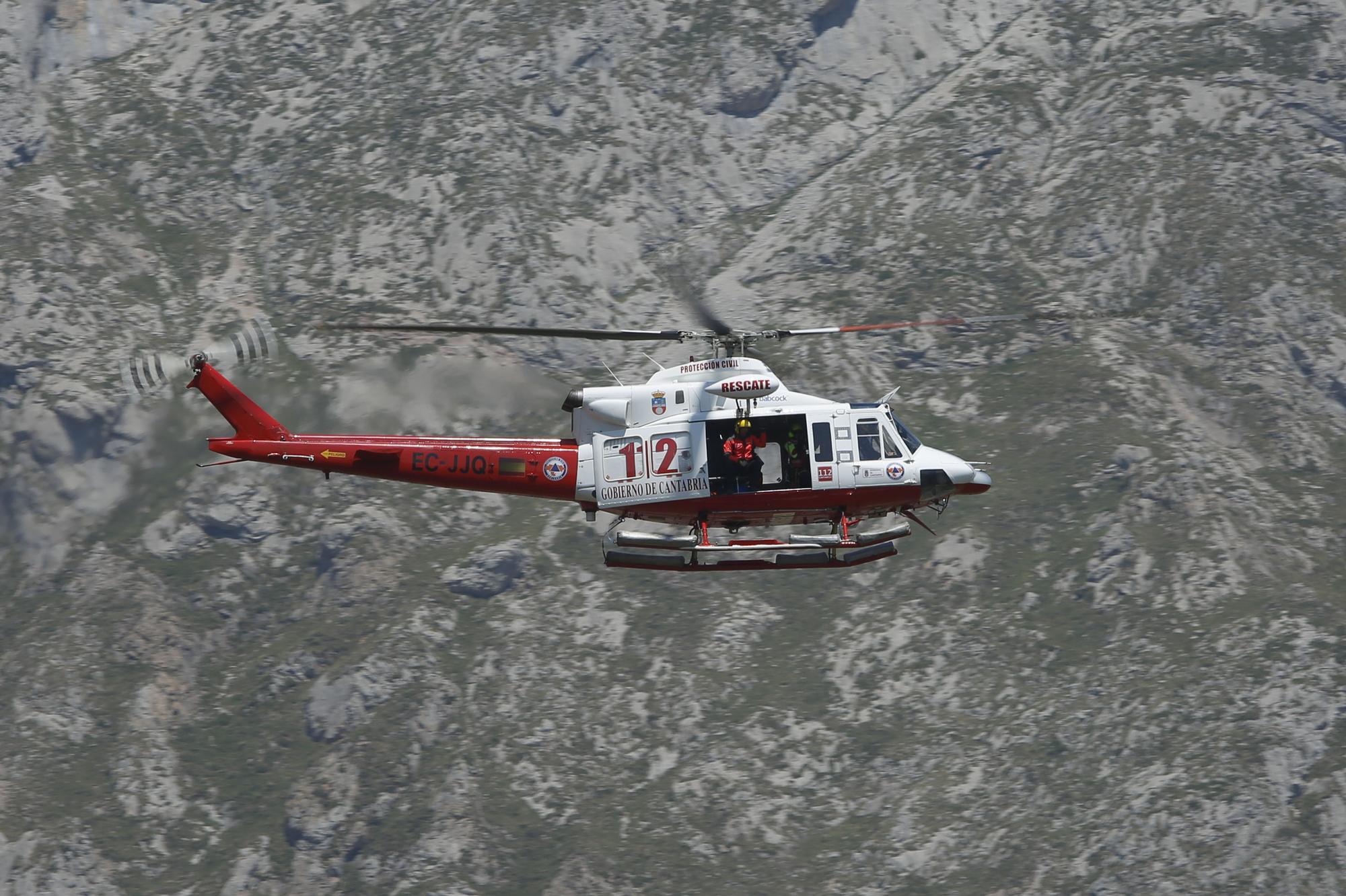 EN IMÁGENES: Así ha sido el simulacro de rescate en los Picos de Europa