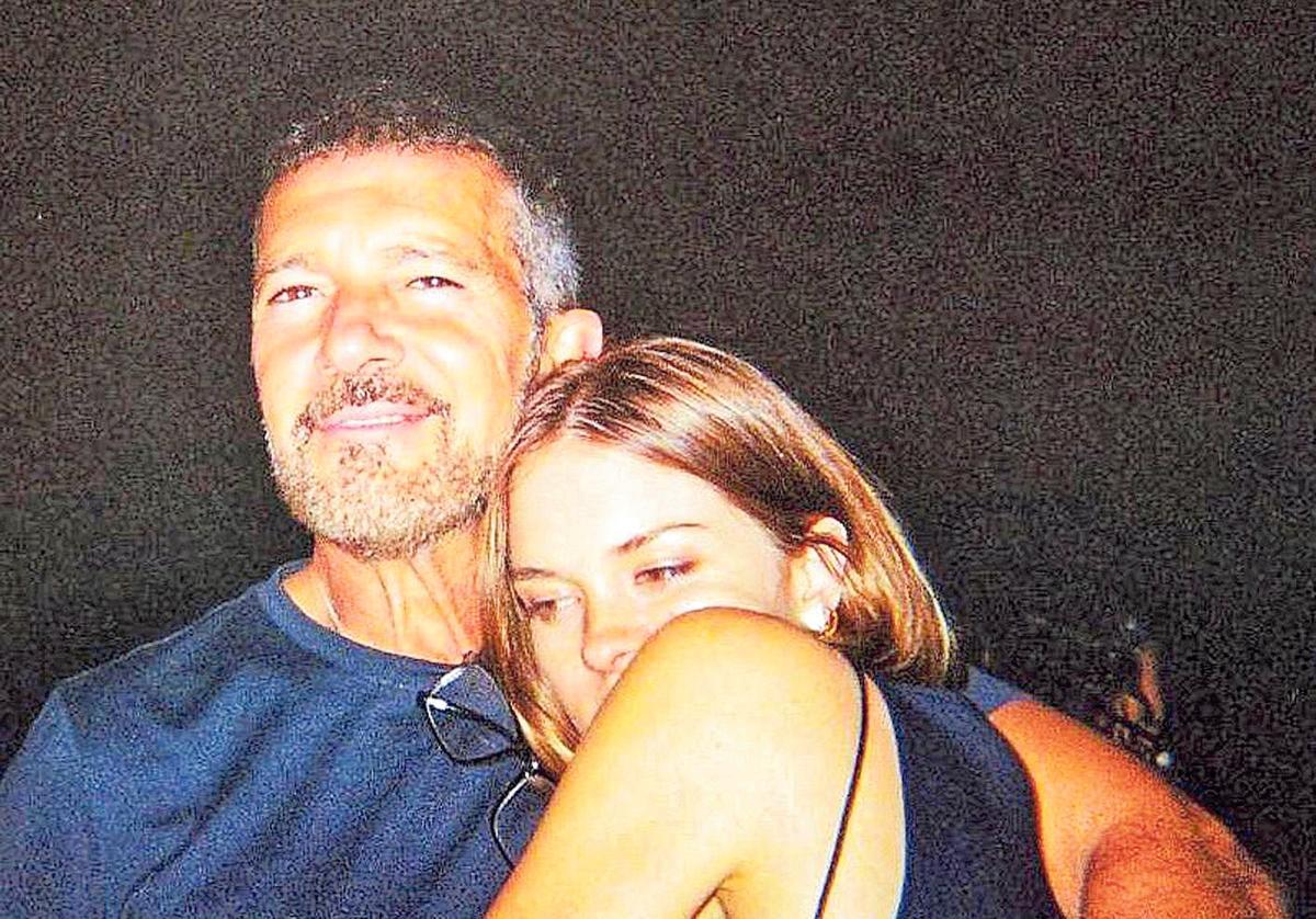 Antonio Banderas, con su hija Stella del Carmen.