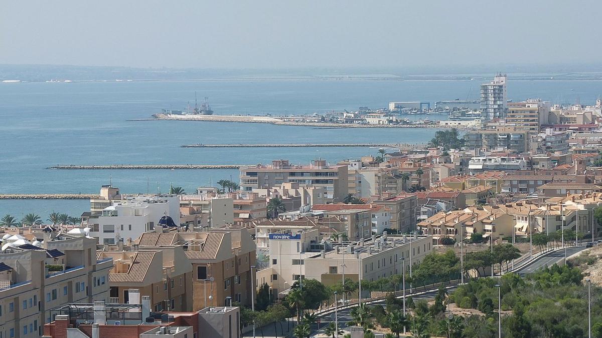 Vistas de Santa Pola desde la parte este