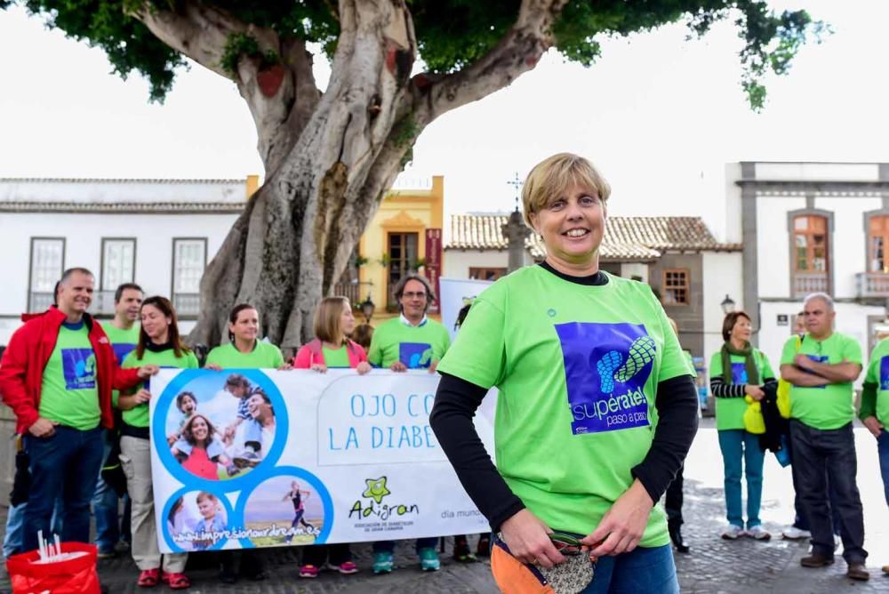 Día Mundial por la Diabetes en la plaza de Teror