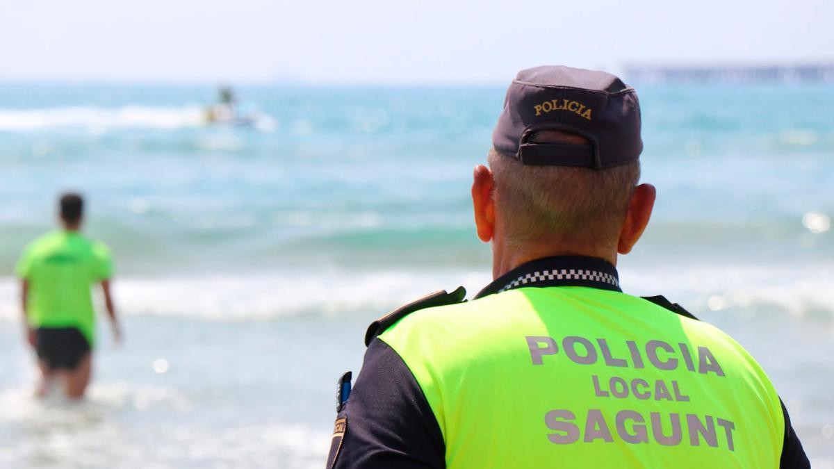 Policías de Sagunt, en una imagen de archivo.