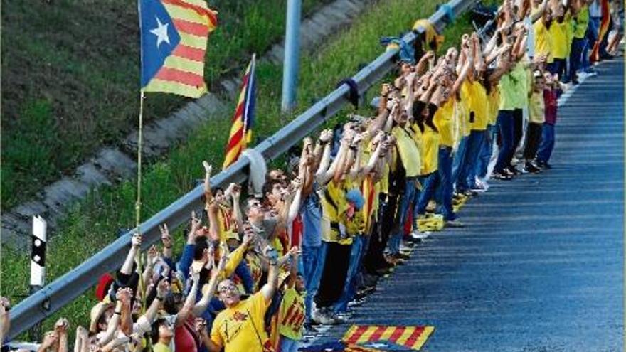 La manifestació com a acte central de la Diada