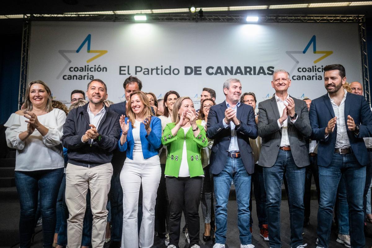 Candidaturas de Coalición Canaria en Tenerife.