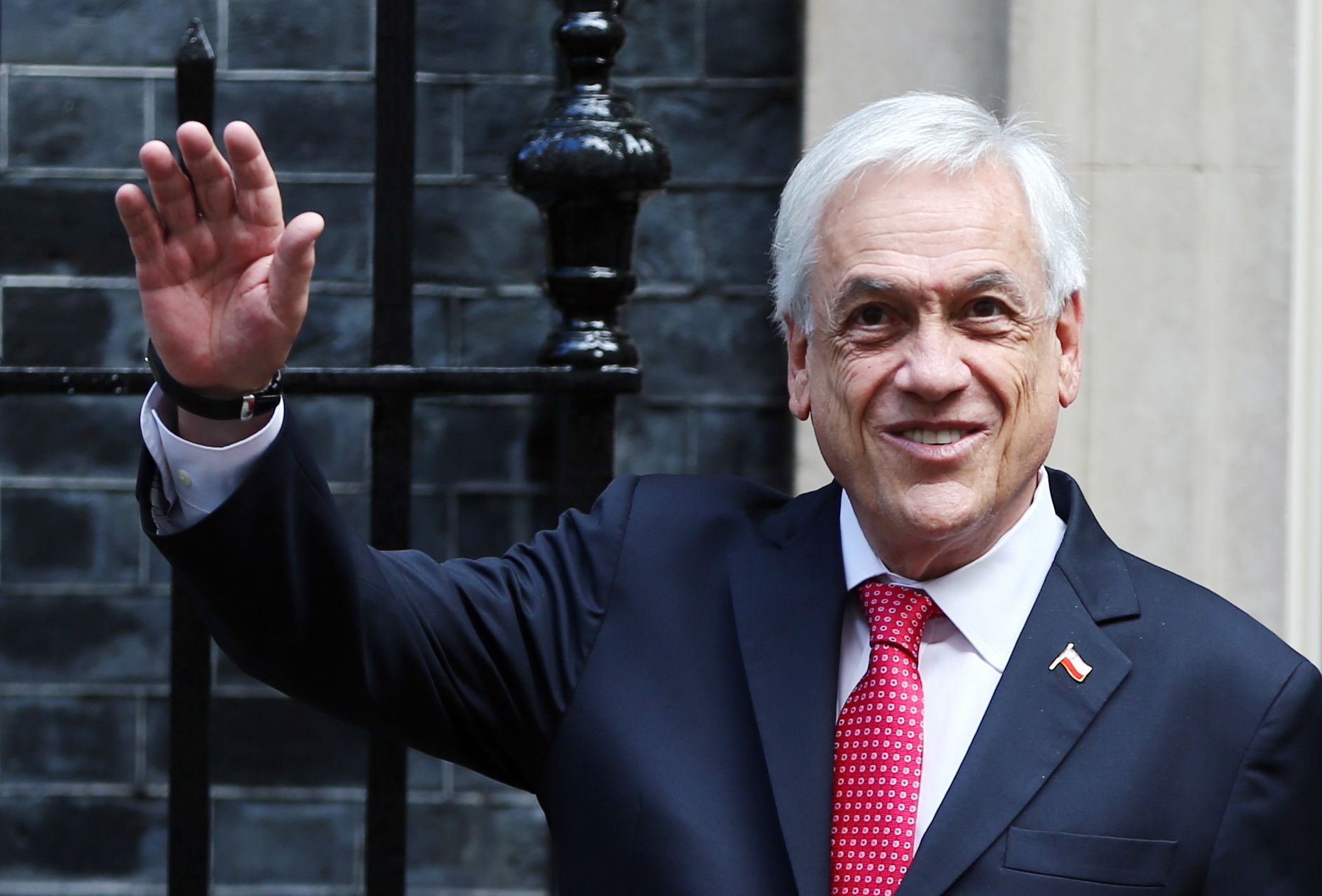 El presidente chileno, Sebastián Piñera, durante una visita en Londres