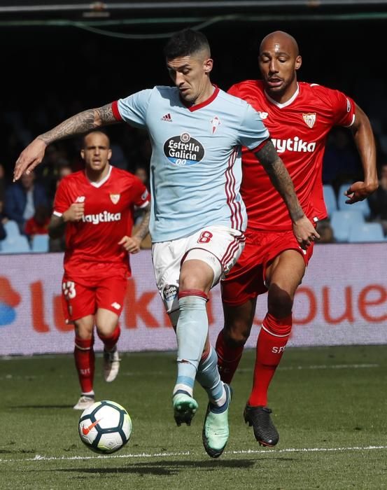 Galería de imágenes con las mejores fotografías de la goleada del Celta al Sevilla (4-0) en Balaídos.