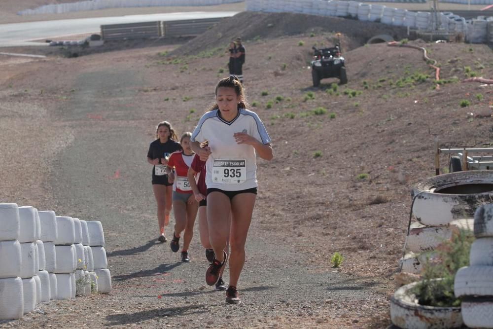 Cross Escolar Cartagena en el Circuito de Velocida