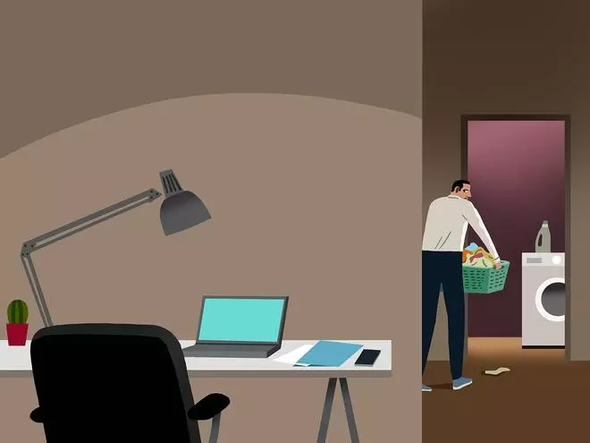 Teletrabajo y el síndrome de la lavadora