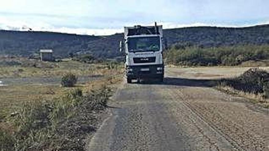 Carretera del corredor de la Sierra de la Culebra al Campo de Aliste.