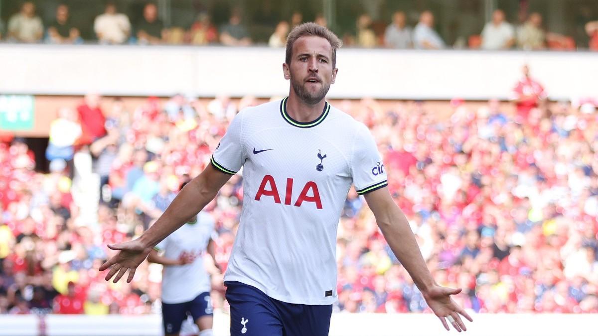 Kane celebra su gol ante el Nottingham Forest