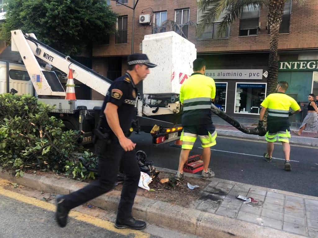 Accidente de tráfico en Peris y Valero