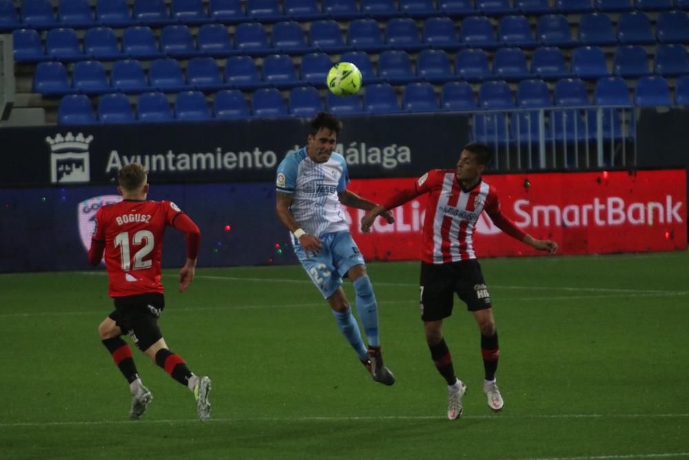 Partido de la Liga SmartBank: Málaga CF - Logroñés.