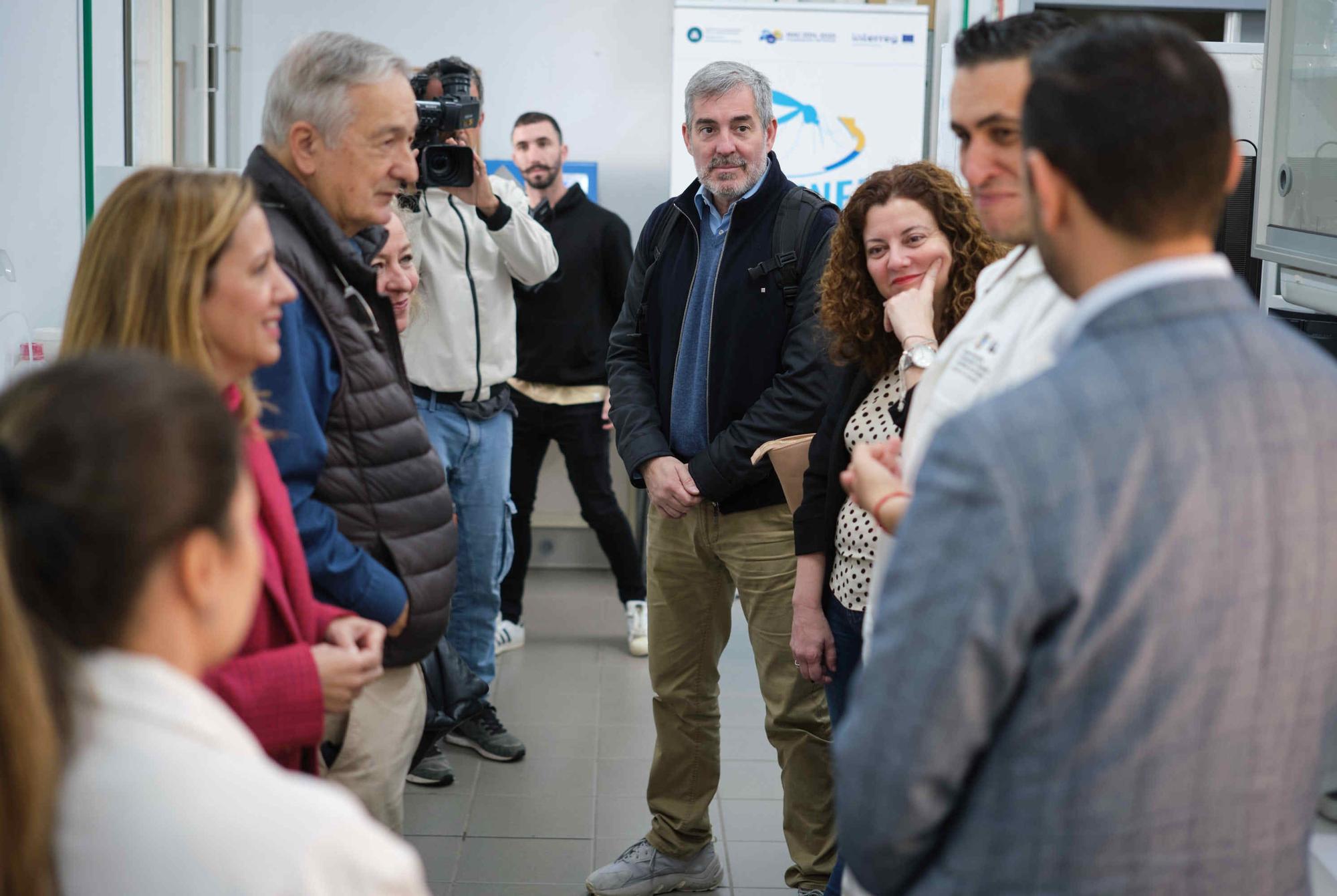 Fernando Clavijo visita el Instituto de Enfermedades Tropicales