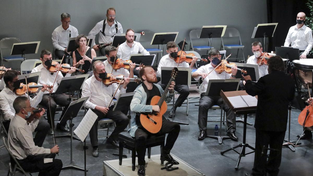 Imagen del concierto final del guitarrista ucraniano Marko Topchii, ganador del certamen en su edición de 2021.