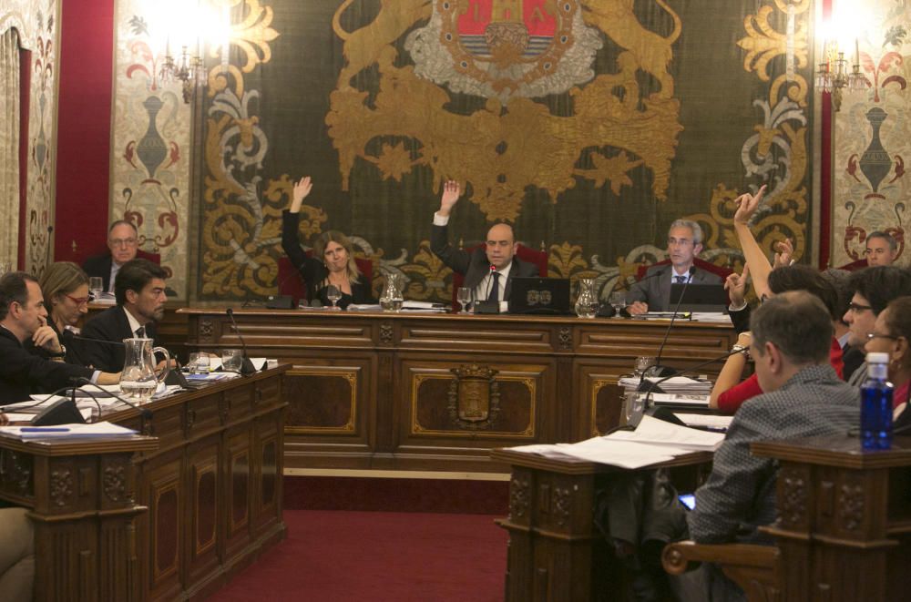 Pleno del Ayuntamiento de Alicante