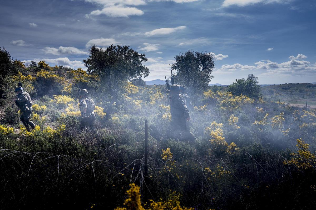 Son militares comunes, y civiles, profesores, chóferes, comerciantes militarizados por la tribulación que atraviesa su país.
