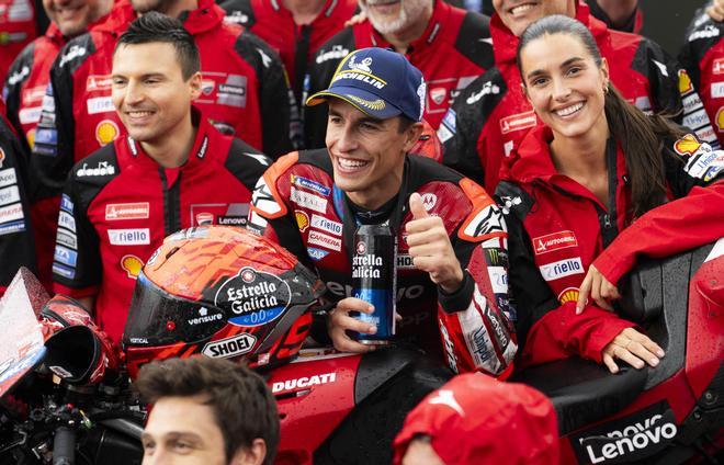 Márquez: "Era Sant Marc, ¿a que sí?, y me echó una mano, eso fue todo"