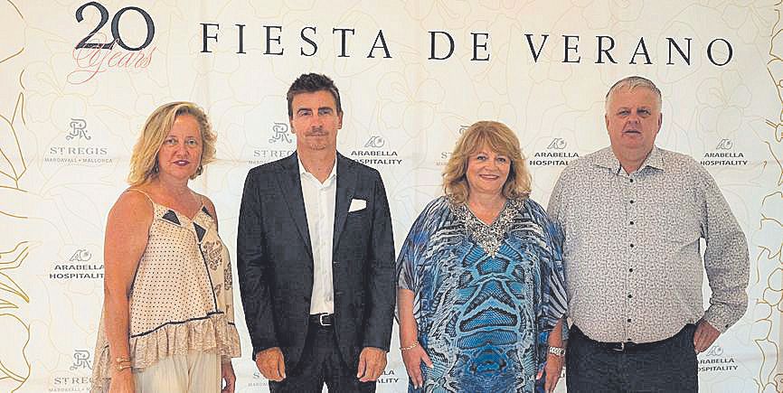 Maria Antònia Binimelis, Francisco Vila, Alexandra Schörghuber y Rafael Roig