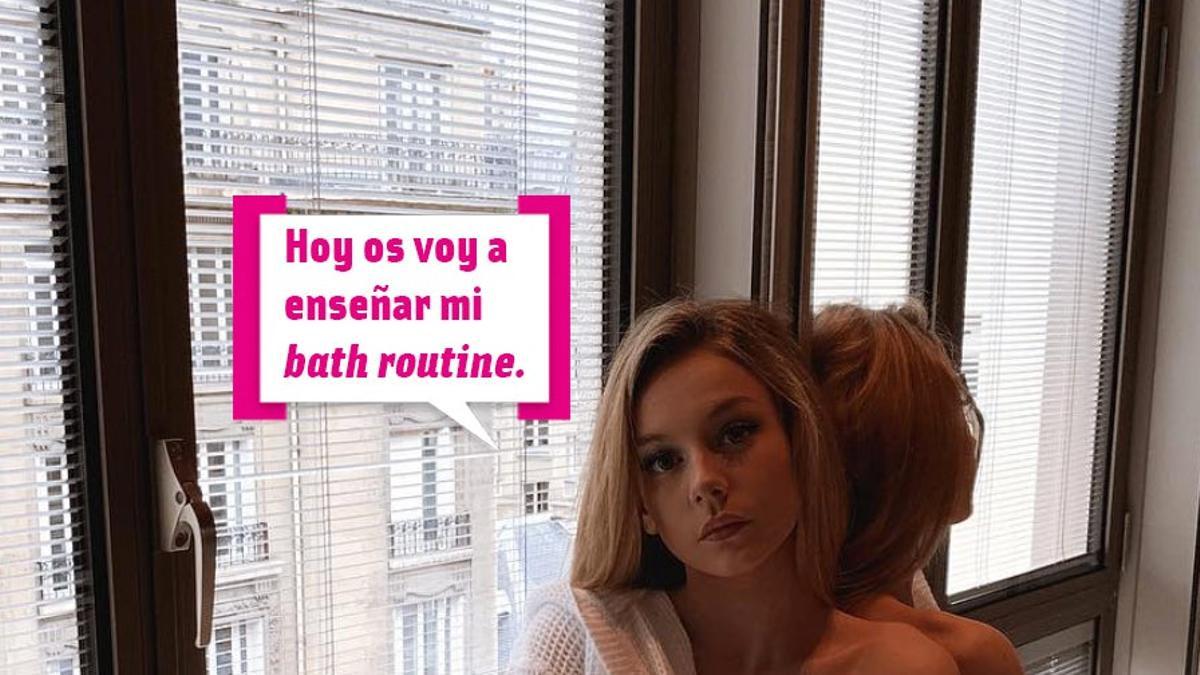 ¡Al agua patos! Ester Expósito y su posado más sexy en la bañera