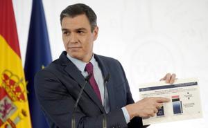 Sánchez presenta el informe de rendición de cuentas del Gobierno Cumpliendo.
