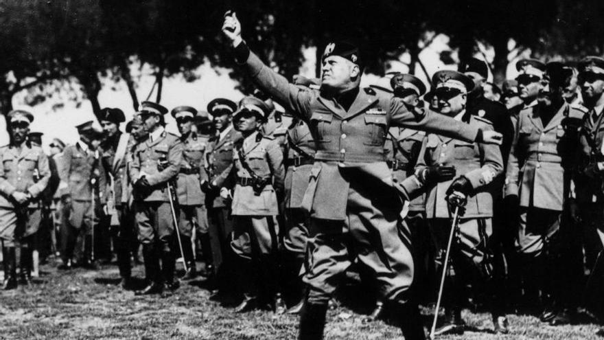 Benito Mussolini, líder del feixisme italià i dictador del país.