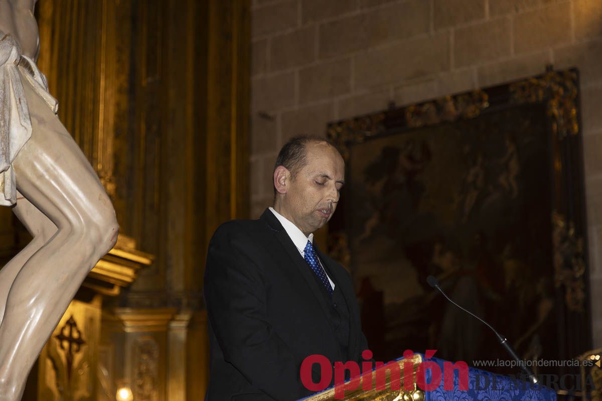 Juan Esteban Piernas pregona la Semana Santa de Caravaca