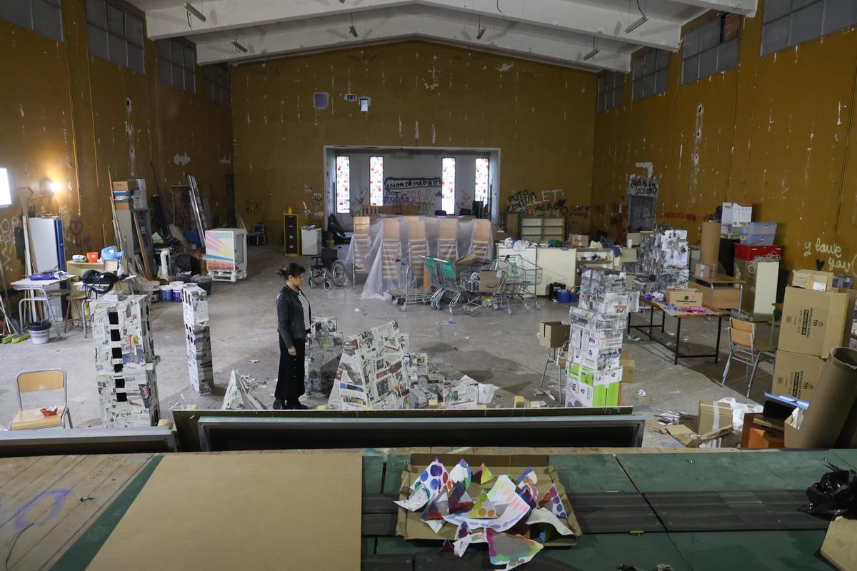 La sala tenía capacidad para 350 personas. Lo desmantelaron en 2005 y hasta hoy