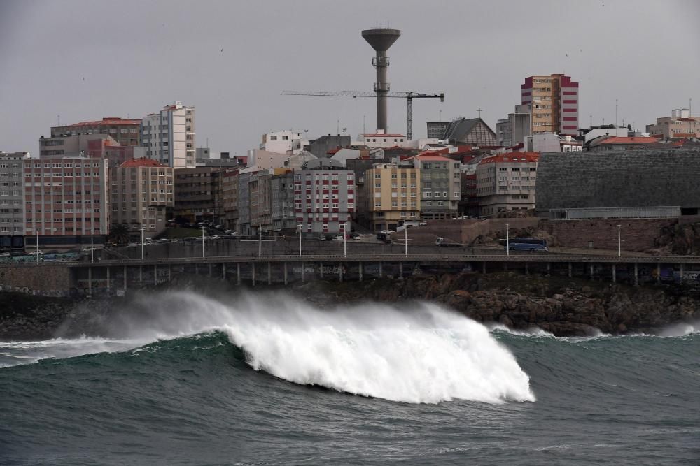 Temporal costero en A Coruña