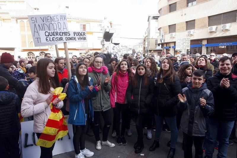 Masiva manifestación en Andorra