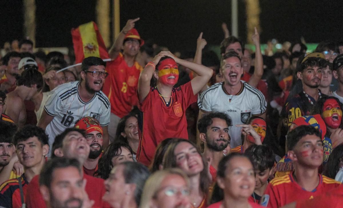 Final del Mundial España - Argentina en La Plaza de la Música Final del Mundial España - Argentina en La Plaza de la Música