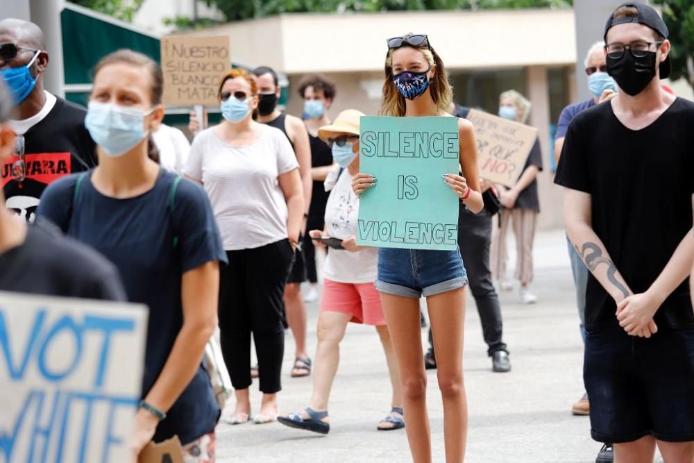 Protesta contra el racismo en Murcia