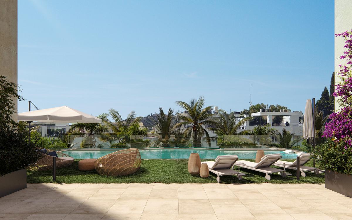 Clarity cuenta con una piscina infinity al aire libre, rodeada de una zona chill out para disfrutar del sol y la tranquilidad