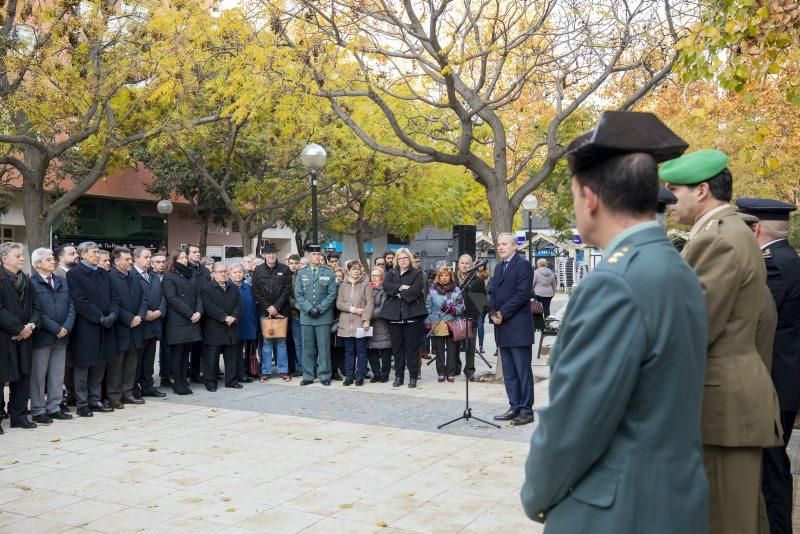 Homenaje a las víctimas de la casa cuartel de Zaragoza