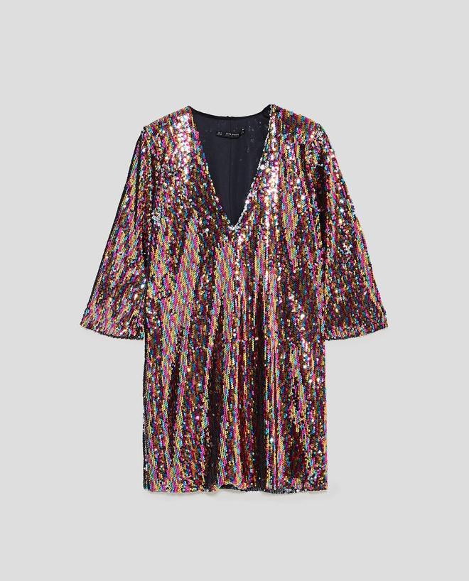 Un vestido con aires 'seventies' para las fiestas