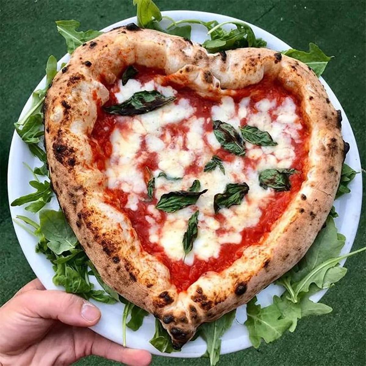 Pizza para el Día de San Valentín de Oro di Napoli