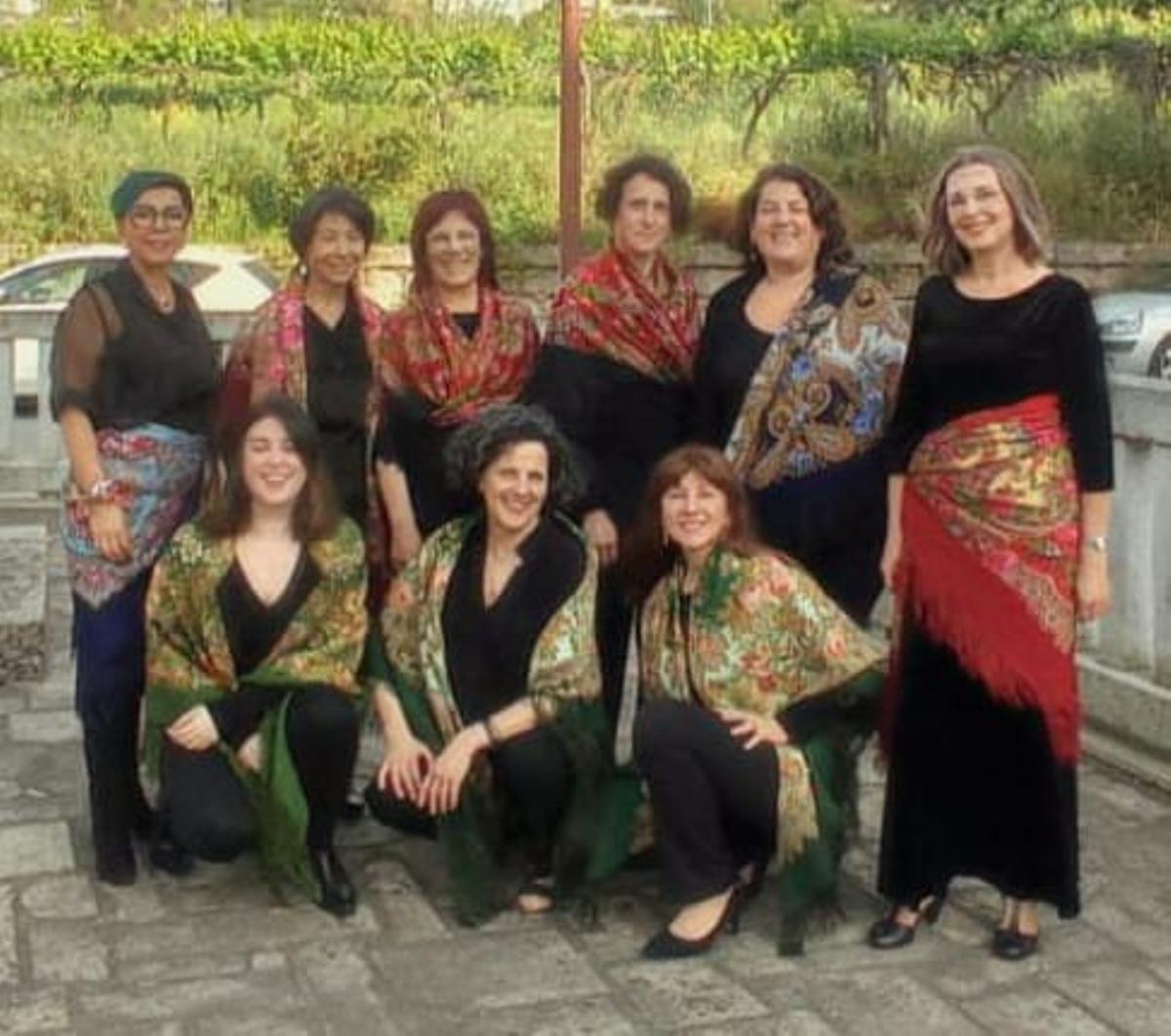 Las integrantes del Coro María Soliña.