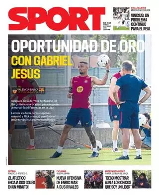 Las portadas de la prensa deportiva de hoy, domingo 6 de setiembre de 2026