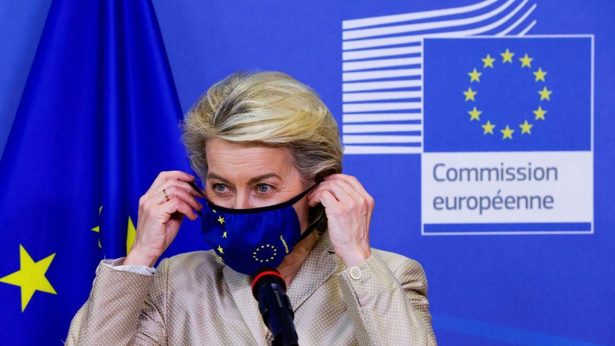 La presidenta de la Comisión Europea, Ursula von der Leyen.