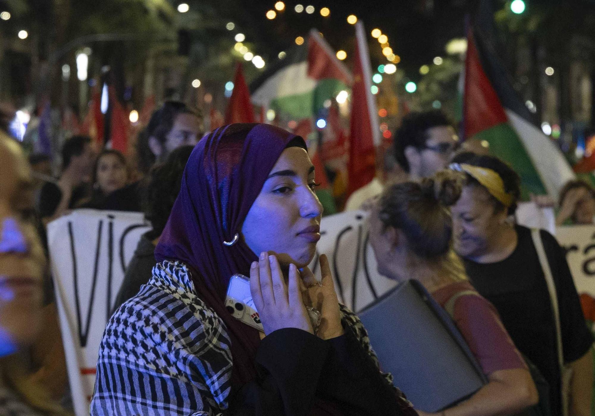 Alicante alza la voz por Palestina en una jornada de movilizaciones