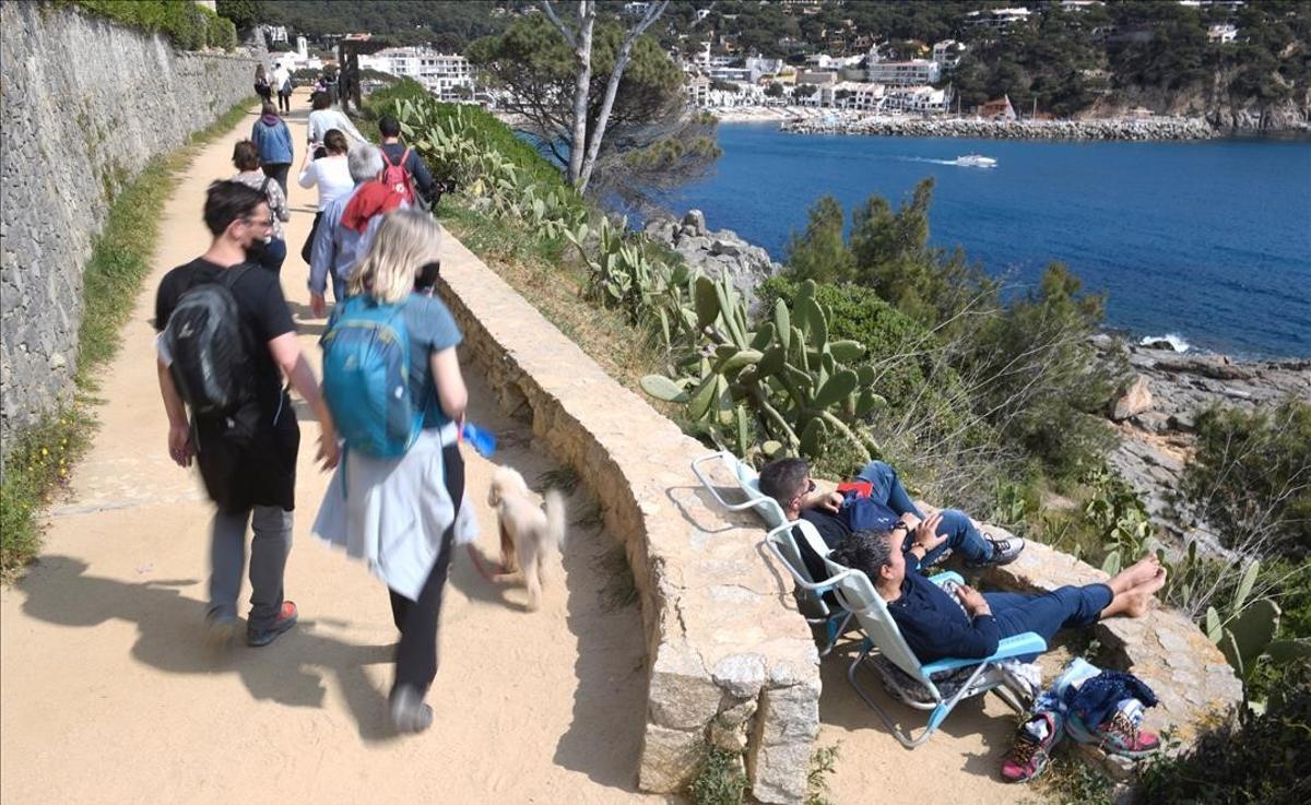 El Camí de Ronda entre Calella de Palafrugell i Llafranc.