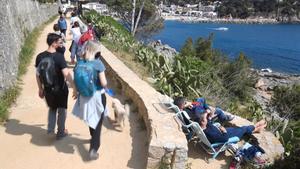 El Camí de Ronda entre Calella de Palafrugell i Llafranc.