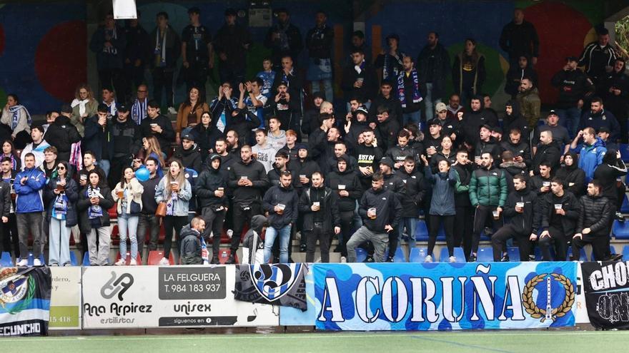 Así fue el partido entre el Covadonga y el Deportivo de La Coruña