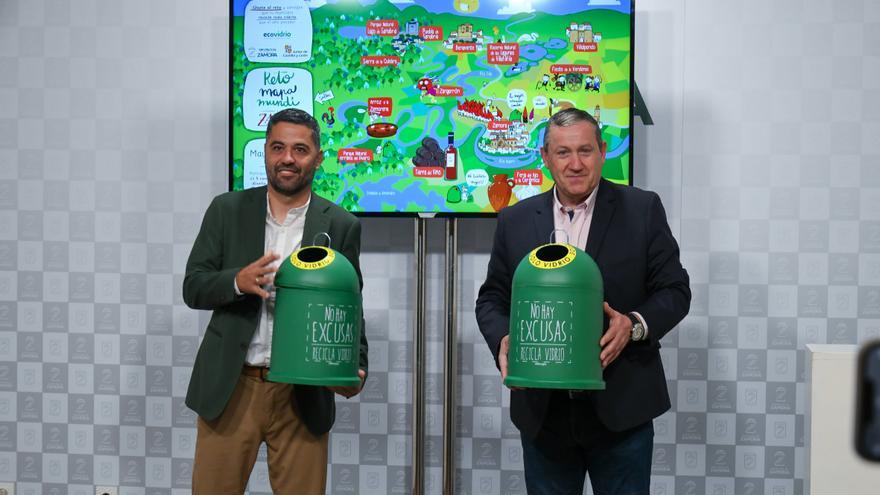 Contenedores personalizados para los pueblos de Zamora que destaquen en reciclaje de vidrio