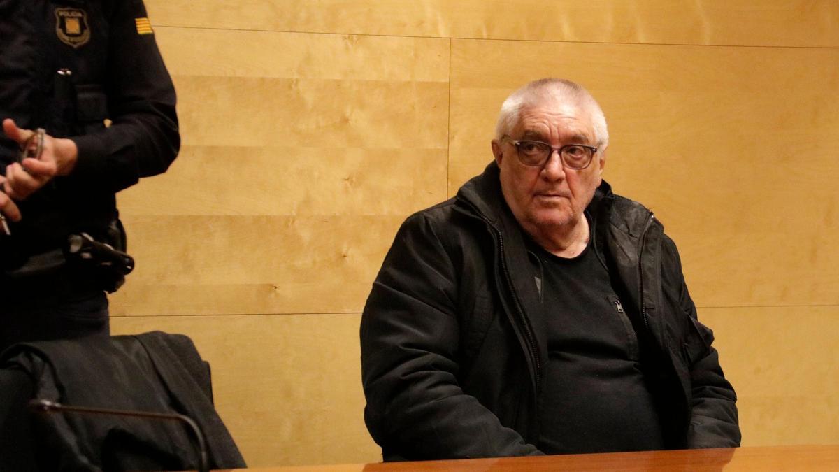 L'acusat del crim de Sant Pere Pescador. Foto del judici a l'Audiència de Girona.