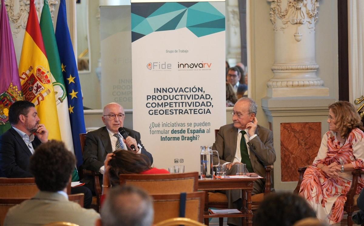 Ezequiel Navarro, Joaquín Almunia, Francisco de la Torre y Cristina Jiménez.