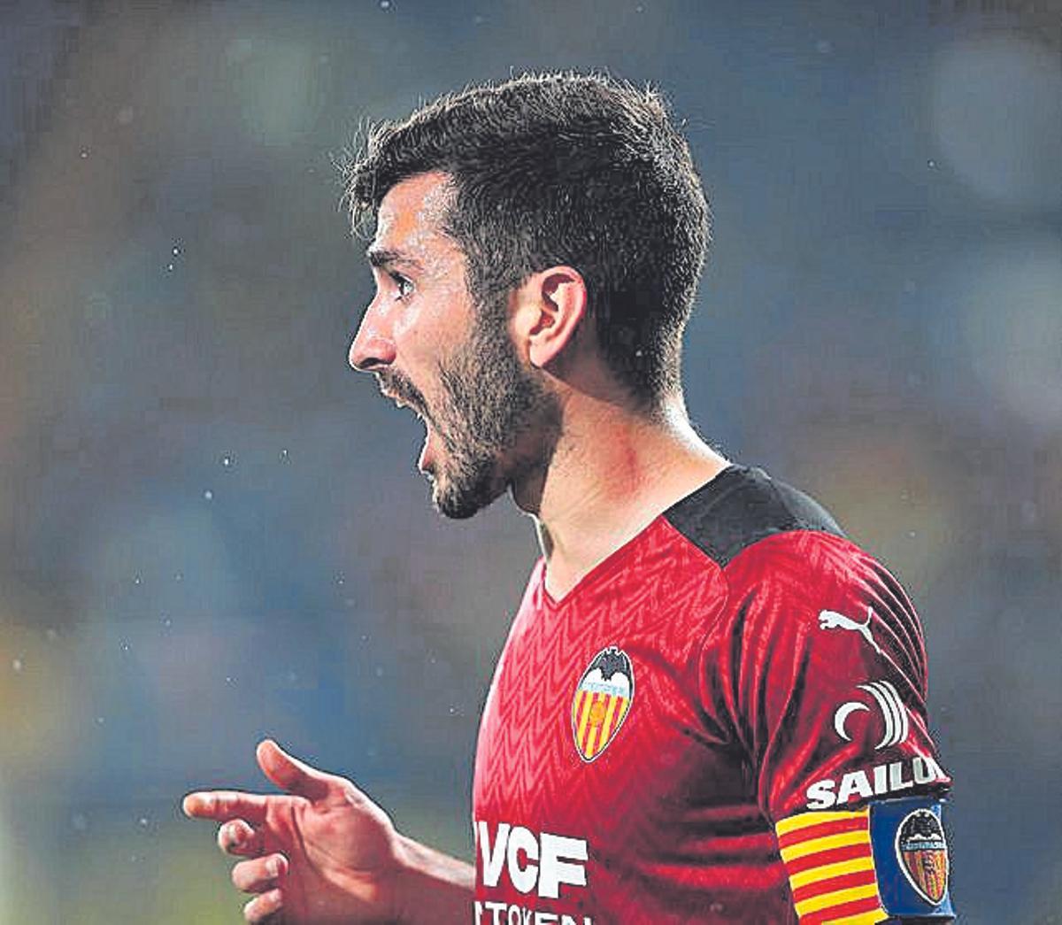 El capitán del Valencia CF, José Luis Gayà