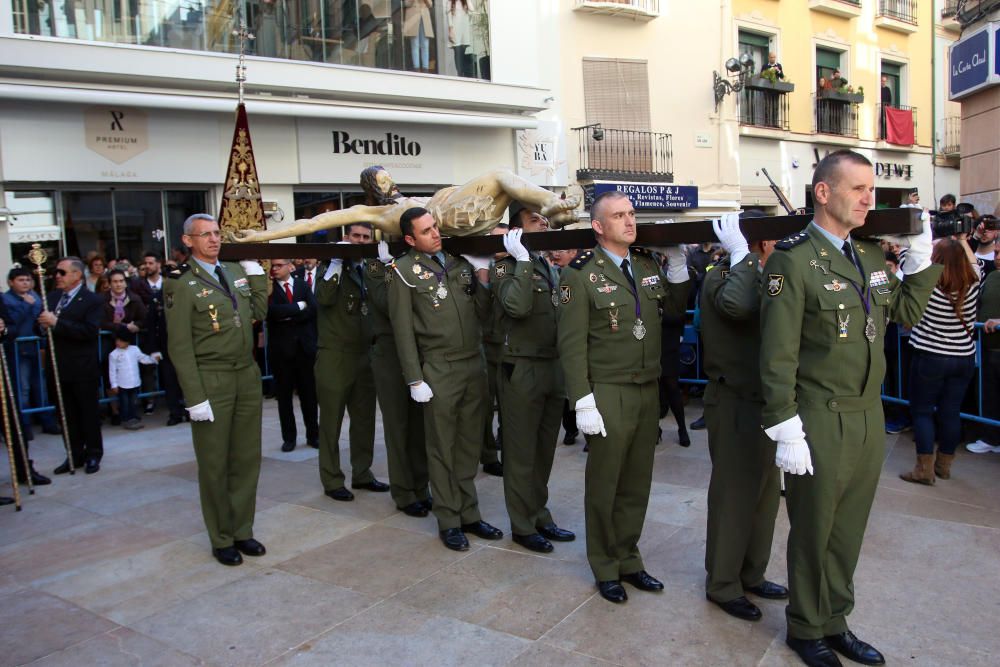 Traslado de la Brigada Paracaidista del Cristo de Ánimas de Ciegos