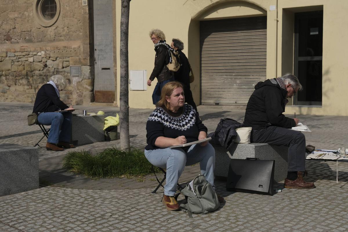 Les imatges de la 3a trobada de Urban Sketchers del Bages
