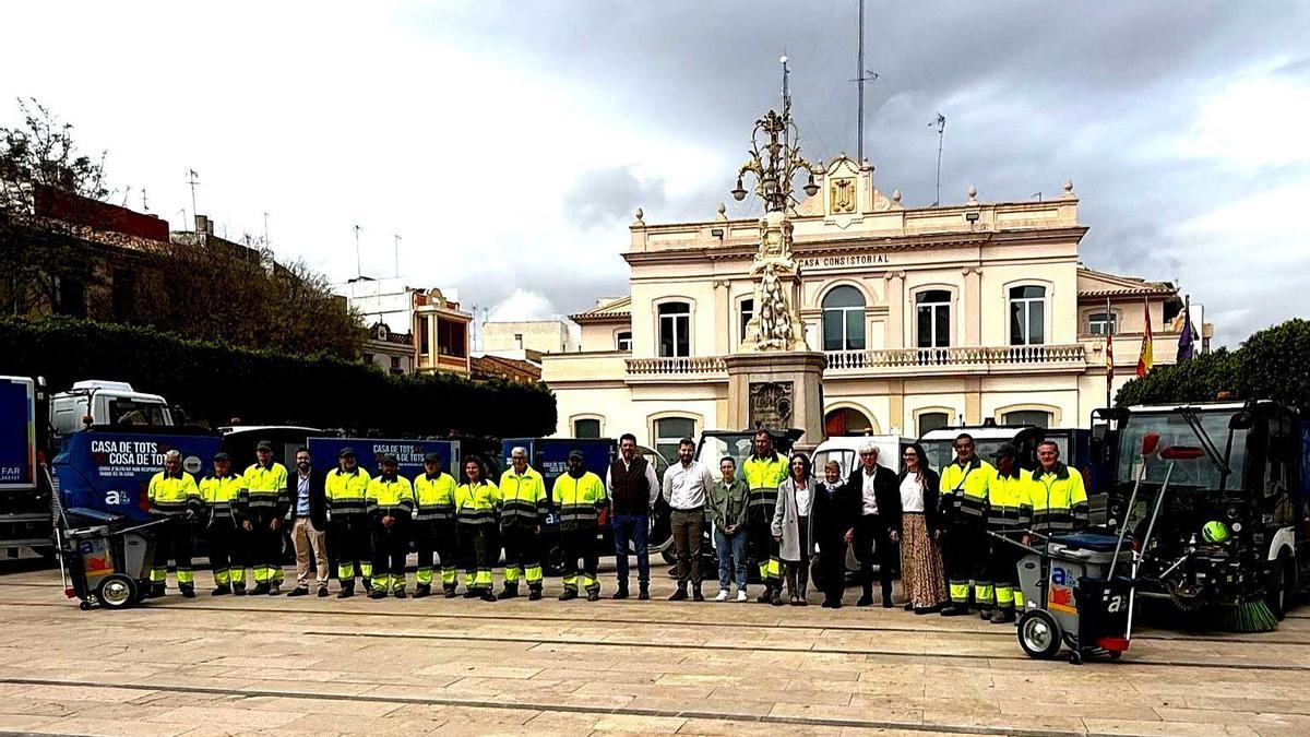 Nueva flota de vehículos de limpieza.